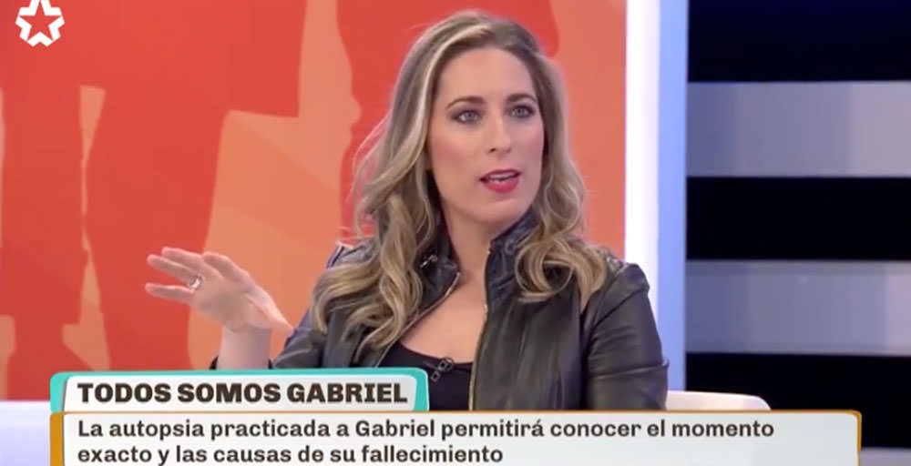 Mónica González Álvarez en programa de TV 