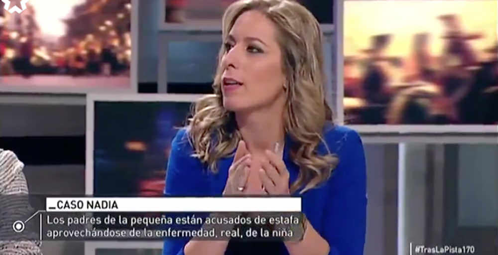 Mónica González Álvarez en programa de TV 